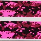 Arrow Wraps Digital Camo Flo Pink 1 Dozen (12) 1x7 Peel&Stick Vanes