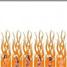 Arrow Wraps Bikini Girls Orange Flame 1235-1-Dozen (12)  Vanes Feathers