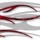 Arrow Wraps Flame # 9133 1-Dozen 1x7 Vanes Feathers Fletchings