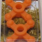 Archery Bowjax #1050 Max Jax Stabilizer Dampener Fits 5/8" up to 1” Orange 2 Pk