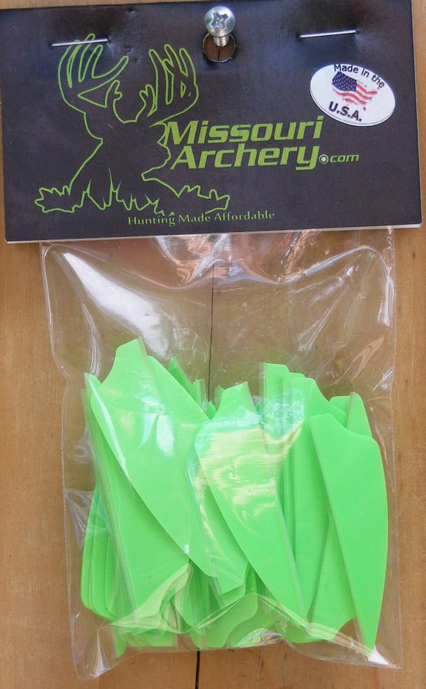 Archery Vanes Norway Industries Fusion Vanes 72Green Fletching Arrows