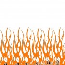 Arrow Wraps Bikini Girls Antler Orange Flame 9384-1-Dozen (12)  Vanes Feathers