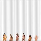 Arrow Wraps Bikini Girls Satin White 9390-1-Dozen (12)  Vanes Feathers
