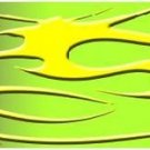 Arrow Wraps Flame # 960 Green 1-Dozen 1x7 Vanes Feathers Fletchings