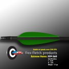 Flex Fletch Arrow Vanes FFP-360 36-Count FLO GREEN Fletchings Arrows Wraps