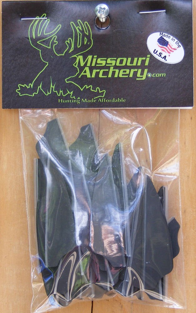 Archery Vanes Norway Industries Fusion Vanes 72Black Fletching Arrows