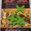 Archery Bowjax SlipJax String Silencer, 19 gr each (4 Pack) FloGreen Bow Strings