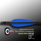 Flex Fletch Arrow Vanes FFP-360 36-Count FLO BLUE Fletchings Arrows Wraps