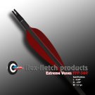 Flex Fletch Arrow Vanes FFP-360 36-Count REAL RED Fletchings Arrows Wraps