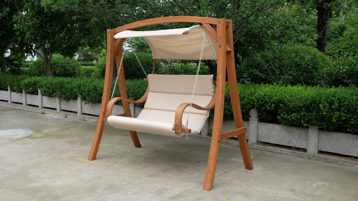 New 2 Person Swing Hammock Chair Love Bench W Canopy