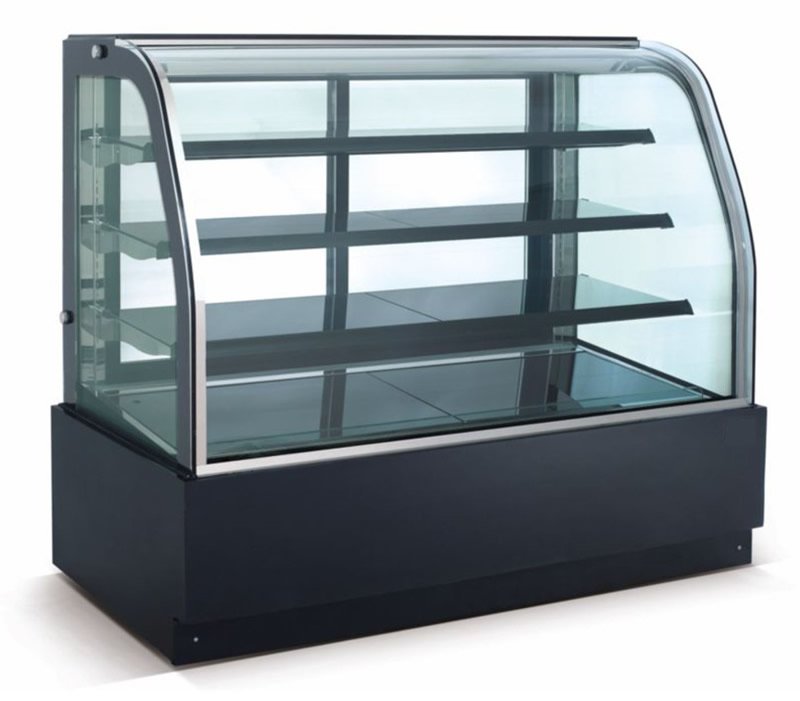 47" Curved Glass Front Cake Display Case Merchandiser Refrigerator - GL-840A
