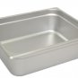 1/2 Size Standard Weight Anti-Jam Stainless Steel Steam Table / Hotel Pan - 4" Deep