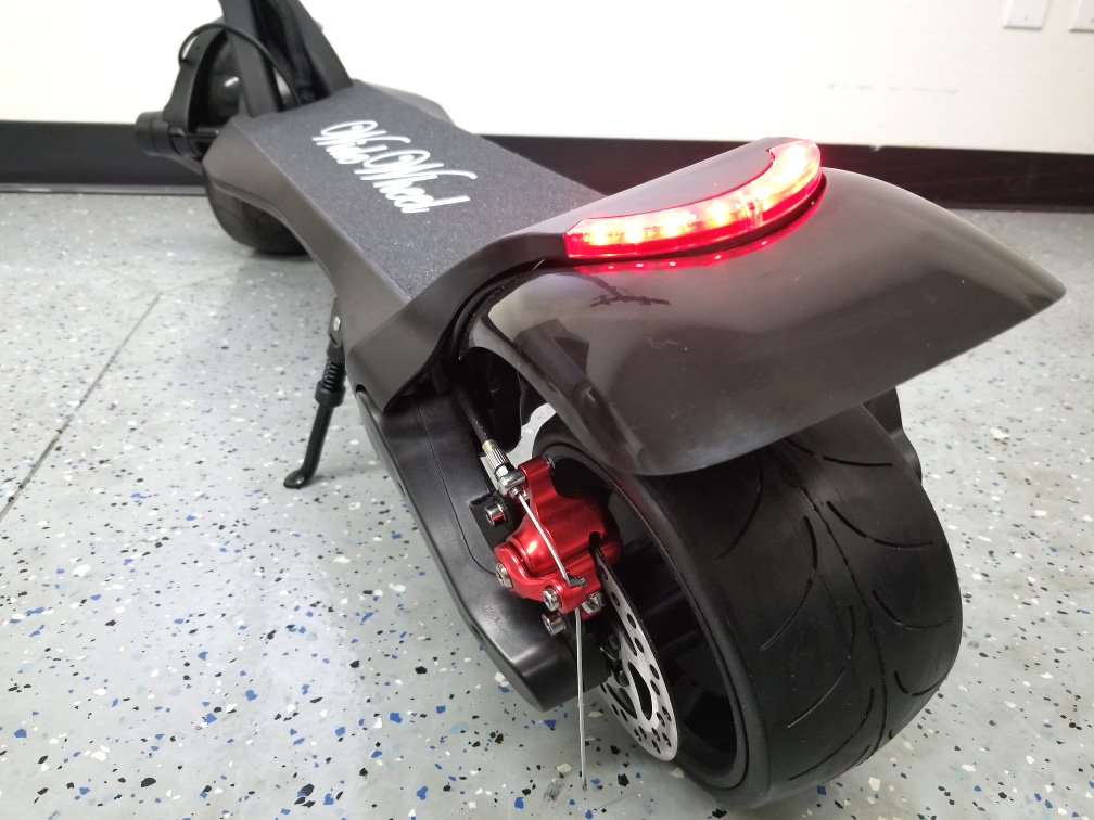 New 48V WideWheel Electric Fat Tire Kick Scooter 500W 800W Max 10.4AH