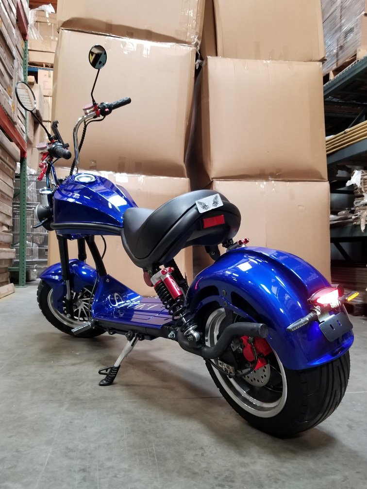 2000W Fat Tire Harley Chopper Style Electric Bike Scooter Motorcycle