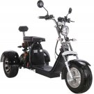 2000W Electric 3 Wheel Fat Tire Scooter Trike Harley Chopper Style Golf Cart Mobility Scooter 38AH