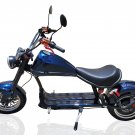 3000W Electric Wide Tire Scooter Chopper / Harley Design Motorcycle Bike 30AH Midnight Blue