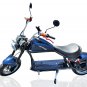 2000W Electric Wide Tire Scooter Chopper / Harley Design Motorcycle Bike 20AH Midnight Blue