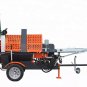 Kohler 14HP Firewood Processor Log Splitter Stihl Chainsaw 10' Ft Conveyor Hydraulic Feed + Trailer