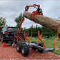 Professional Self Contained ATV Hydraulic Timer Log Crane + Logging Trailer KOHLER Engine