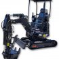Kubota D722 Diesel 2 Ton Mini Excavator Backhoe Digger Swing Boom Telescoping Tracks Hydraulic Thumb