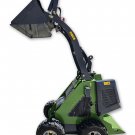 Briggs & Stratton XR2100 13.5HP Gas Powered Mini Stand-On Skid Steer Loader Green