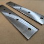 Set of Hardened Steel Stainless Steel Reversible Cutting Blades for our 18HP Wood Chipper