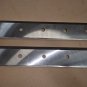 Set of Hardened Steel Stainless Steel Reversible Cutting Blades for our 18HP Wood Chipper