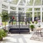 LARGE Double Macaw Parrot Cockatoo Bird Breeder Pet Cage w/ Divider Black Vein