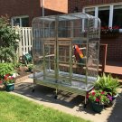 New #304 Stainless Steel Indoor / Outdoor Bird Parrot Macaw Breeder Double Cage New #304 Stainless Steel Indoor / Outdoor Bird Parrot Macaw Breeder Double Cage