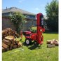 Commercial 60 Ton 15HP Hydraulic Log Wood Splitter w/ Electric Start + Battery Included