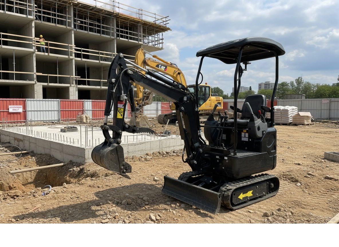Kubota D722 Diesel 2 Ton Mini Excavator Backhoe Digger Swing Boom Telescoping Tracks Hydraulic Thumb