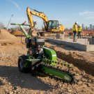 Briggs & Stratton XR2100 Gas Powered Walk Behind Trencher Digger 24" Depth GREEN *Electric Start Briggs & Stratton XR2100 Gas Powered Walk Behind Trencher Digger 24" Depth GREEN *Electric Start
