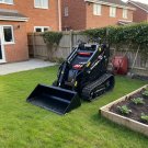 Briggs & Stratton Vanguard 23HP Gas Powered Mini Stand-On Skid Steer Loader Black Briggs & Stratton Vanguard 23HP Gas Powered Mini Stand-On Skid Steer Loader Black