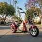 3000W Electric M8 Sport Chopper Motorcycle Harley Scooter Bike 60V MATTE RED