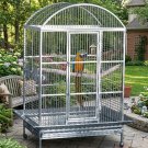 XL Size Dome Top Style 304 Stainless Steel Bird Macaw Parrot Animal Cage