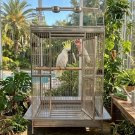 Large Stainless Steel Bird / Parrot Macaw Cage with Play Top Large Stainless Steel Bird / Parrot Macaw Cage with Play Top