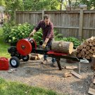42 Ton Kinetic Rapid Split 6.5HP Log Splitter w/ Work Table 2-3 Sec Cycle Time 42 Ton Kinetic Rapid Split 6.5HP Log Splitter w/ Work Table 2-3 Sec Cycle Time