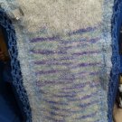 Blue Crocheted Baby Changing Pad