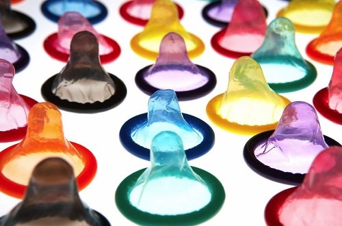 Fantasy Brand Latex Condoms Assorted Colors Lubricated Reservoir Tip 100 Units