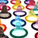 Fantasy Brand Latex Condoms Assorted Colors Lubricated Reservoir Tip 100 Units