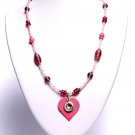 Gorgeous Pink Heart Pendant Necklace