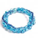 Blue Sky Glass Bracelet