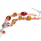 Red Aventurine Beaded Necklace