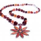 Flower Bead Necklace