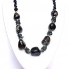 Classic Black Calcin Necklace