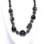 Classic Black Calcin Necklace