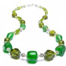 Lime Chunky Beaded Necklace