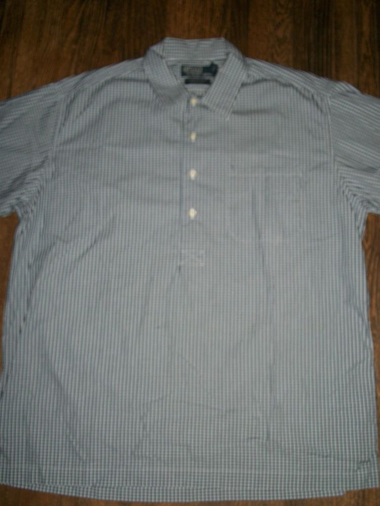 Polo by Ralph Lauren Clarence Sport M Button Front Short Sleeve Shirt ...