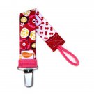 Butterfly Kisses Personalized Pacifier Clip - Girls, Butterflies