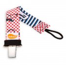 Retro Mustache Personalized Pacifier Clip - Unisex